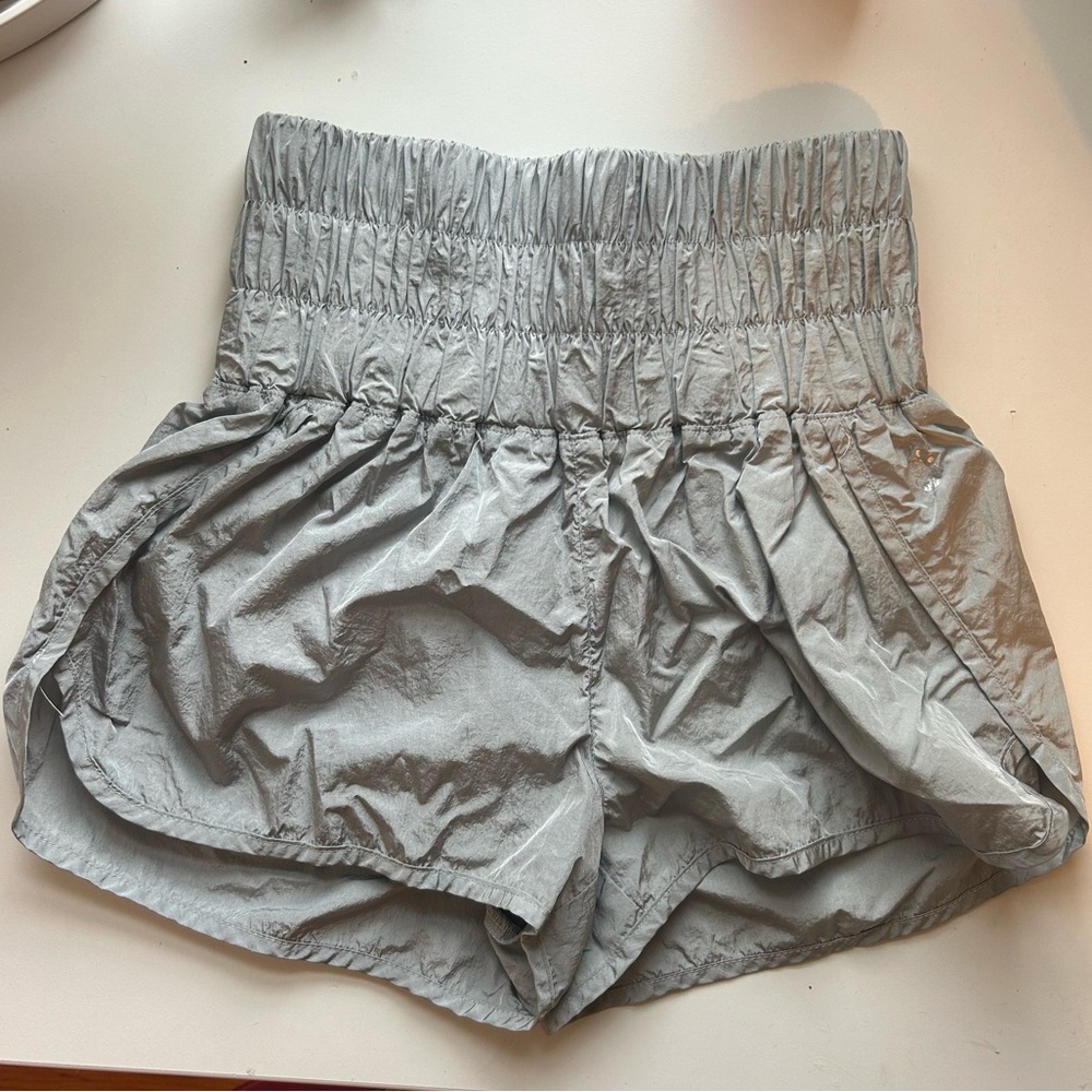 Free People Movement Silver Shorts